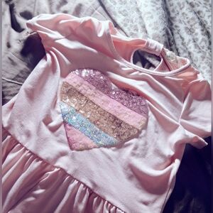 Light Pink Dress With a Sequel Heart